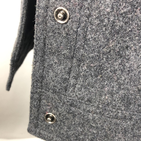 Express world brand jacket in gray push buttons - Picture 5 of 9